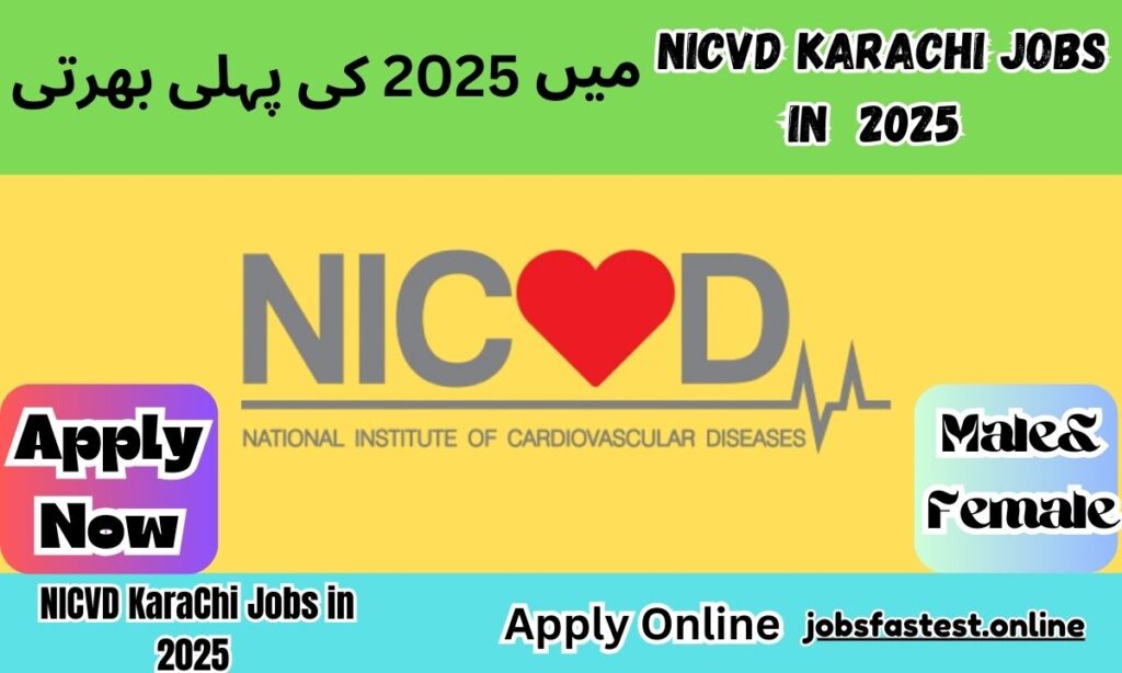 NICVD Karachi Jobs 2025