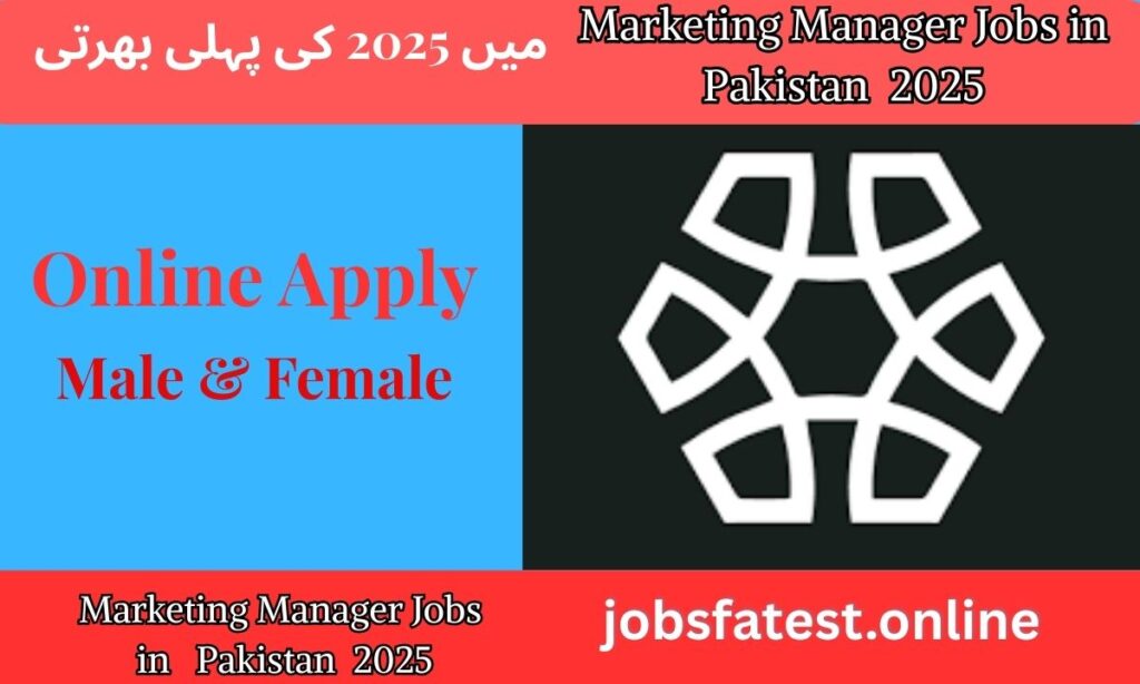 Marketing Manager Jobs in Pakistan 2025 – Top Vacancies, Eligibility & How to Apply