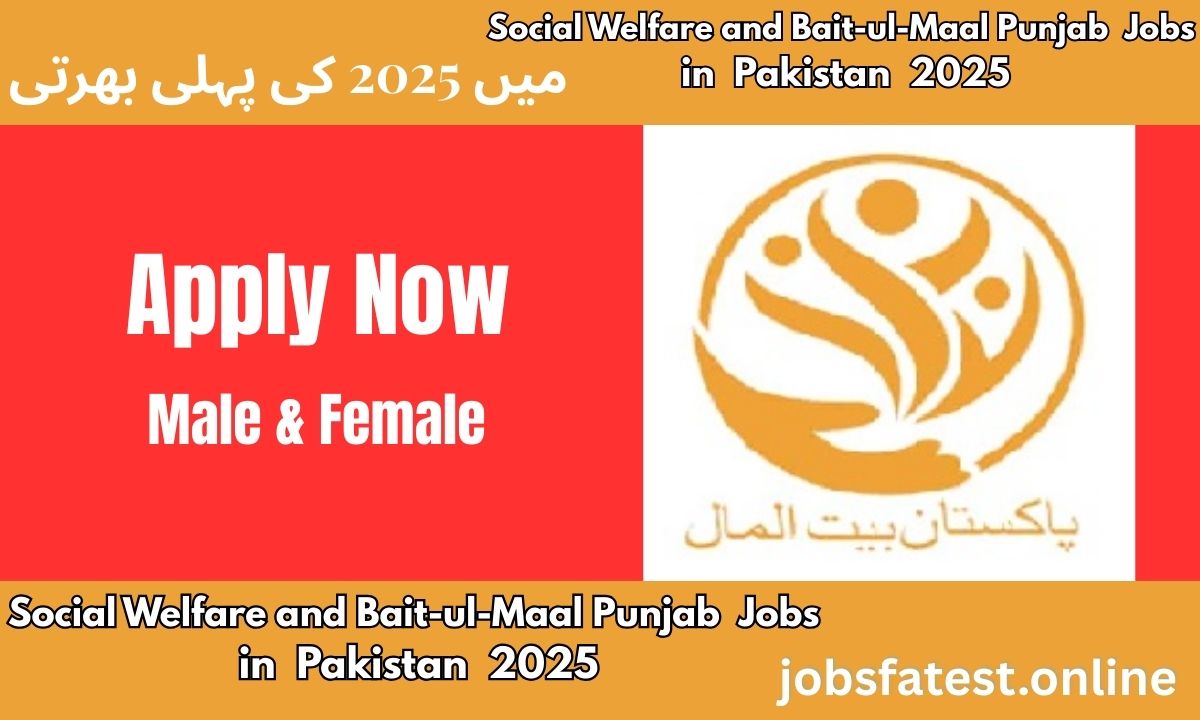 Social Welfare and Bait-ul-Maal Punjab Jobs 2025
