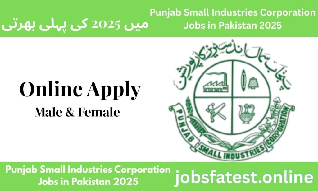 Punjab Small Industries Corporation Jobs 2025