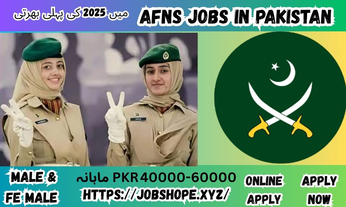 Join AFNS Jobs 2025 – Pakistan Army Nursing Careers for Females (Apply Online Now)