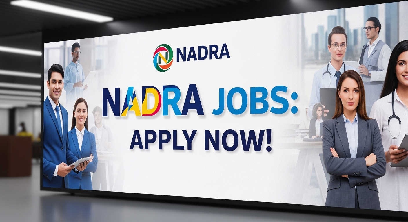NADRA Jobs 2025 in Pakistan – Apply Online for Latest Government Vacancies